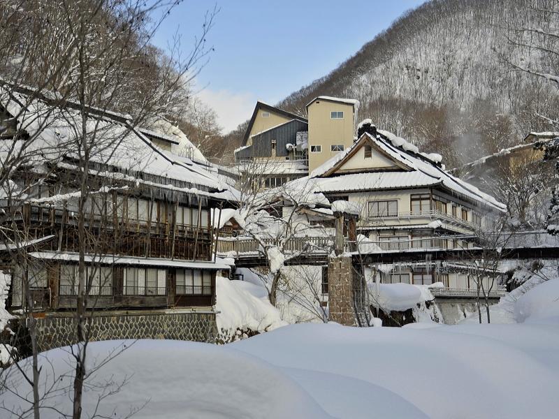 Takaragawa Onsen Ousenkaku Hotel Минаками Екстериор снимка